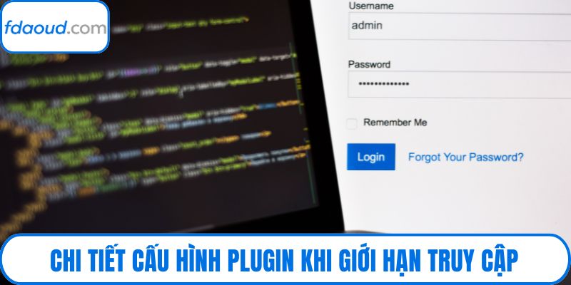 Chi tiết cấu hình plugin khi giới hạn truy cập
