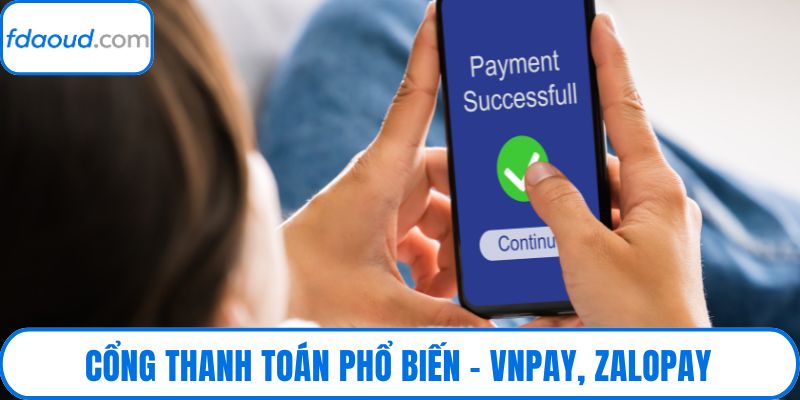 Cổng Thanh Toán Phổ Biến – Vnpay, Zalopay, Momo, Stripe