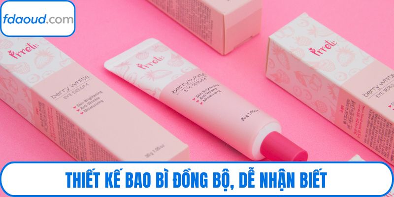 Thiết kế bao bì đồng bộ, dễ nhận biết