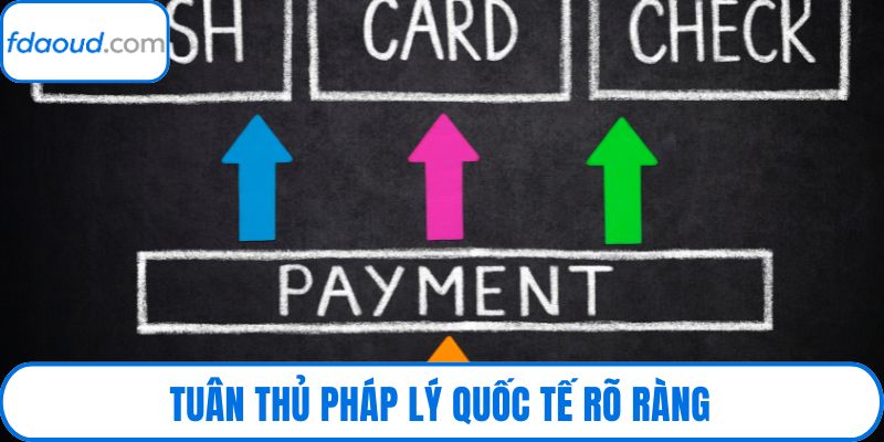 Tuân thủ pháp lý quốc tế rõ ràng