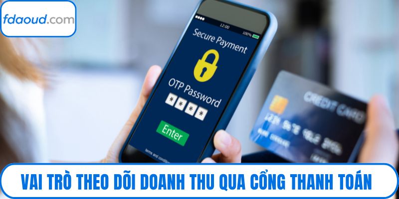 Vai trò theo dõi doanh thu qua cổng thanh toán